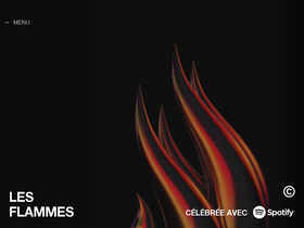 'lesflammesawards.com' screenshot