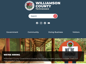 'williamsoncounty-tn.gov' screenshot