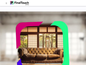 Final Touch - Revolutionize product visuals with AI-driven scene generation and no-code editing.