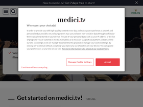 'medici.tv' screenshot