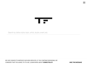 'tattoofilter.com' screenshot