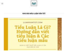 'luanvantot.com' screenshot