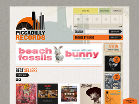 'piccadillyrecords.com' screenshot