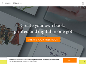 'ridero.eu' screenshot