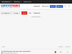 'survivefrance.com' screenshot