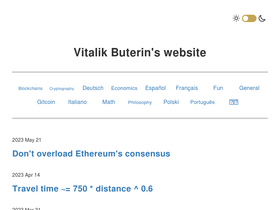 'vitalik.ca' screenshot