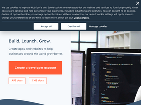 'hubspotpagebuilder.com' screenshot