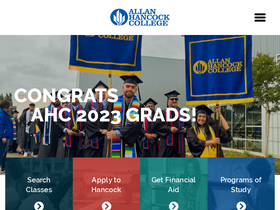 'hancockcollege.edu' screenshot