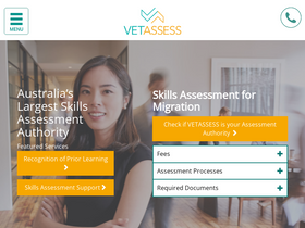 'vetassess.com.au' screenshot