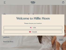 'mymilliemoon.com' screenshot