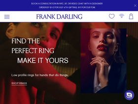'frankdarling.com' screenshot