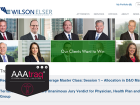 'wilsonelser.com' screenshot