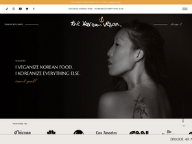 'thekoreanvegan.com' screenshot