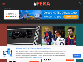 'esportefera.com.br' screenshot