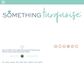 'somethingturquoise.com' screenshot
