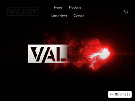 valkry.com.au homepage screenshot