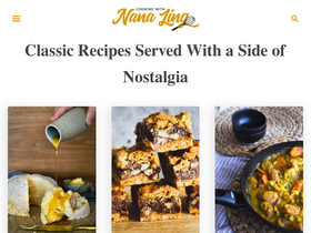 'cookingwithnanaling.com' screenshot