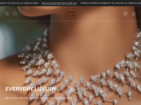 daladiamonds.com homepage screenshot
