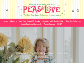 eatyourpeas.com homepage screenshot