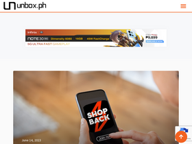 'unbox.ph' screenshot