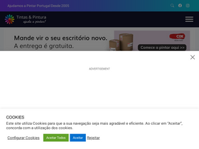 'tintasepintura.pt' screenshot