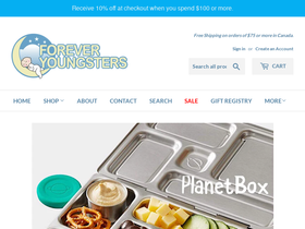foreveryoungsters.ca homepage screenshot