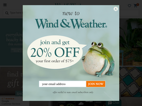 'windandweather.com' screenshot
