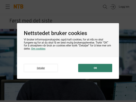 'ntb.no' screenshot