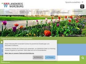 'landkreis-wuerzburg.de' screenshot