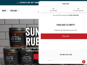 'psseasoning.com' screenshot