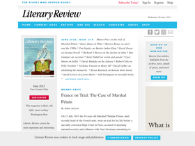 'literaryreview.co.uk' screenshot