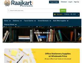 'raajkart.com' screenshot