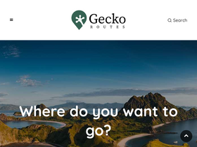 'geckoroutes.com' screenshot