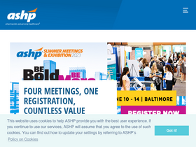 'ashp.org' screenshot