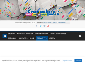 'lecronachelucane.it' screenshot
