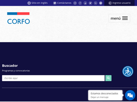 'pymesenlinea-capacita.corfo.cl' screenshot