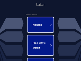 'kat.cr' screenshot