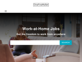 'onefinewallet.com' screenshot