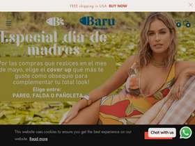 baru-swimwear.com homepage screenshot