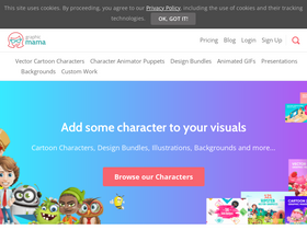 'graphicmama.com' screenshot