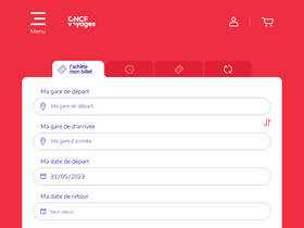 'oncf-voyages.ma' screenshot