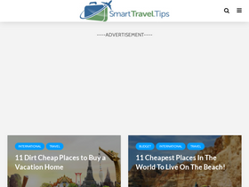 'smarttravel.tips' screenshot