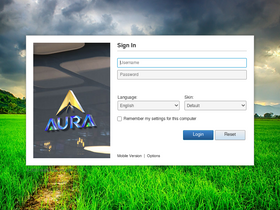 'auramail.in' screenshot