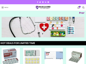 'medcarebd.com' screenshot