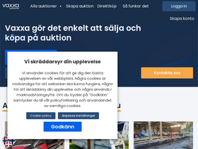'vaxxa.se' screenshot