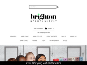 'brightonbeautysupply.com' screenshot