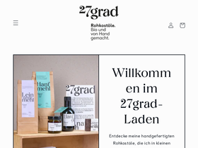 27grad.info homepage screenshot