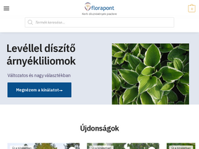 'florapont.hu' screenshot