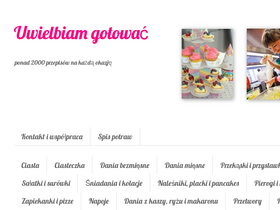 'uwielbiamgotowac.com' screenshot