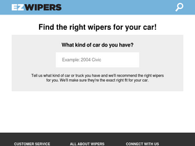 'ezwipers.com' screenshot